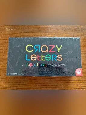 NIB Sealed MindWare CRAZY LETTERS A Topsy Turvy Word Game 2016